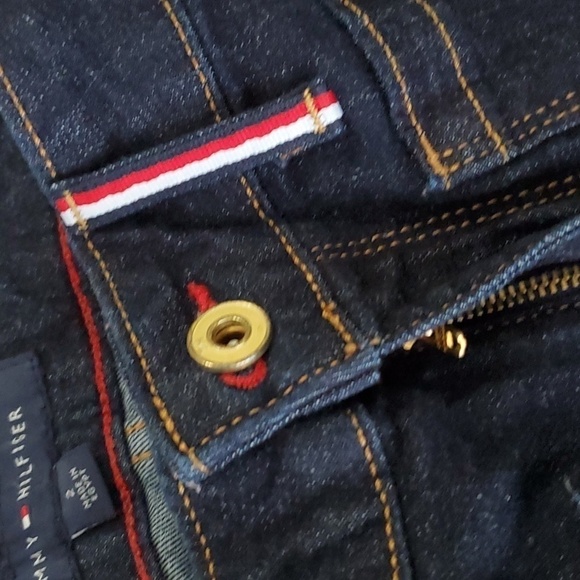 Tommy Hilfiger Raleigh Bootcut Stretch Dark Wash Western Classic Jeans Size 2 - Picture 3 of 10